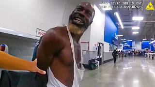 Shoplifter Tries & Fails To Hide In BATHROOM