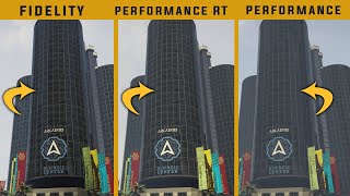 GTA 5 (PS5) Fidelity, Performance RT, FPS Test Graphics Mode Comparison