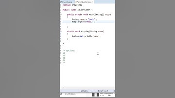 Java Programming Quiz Questions - Q10 -  Java Interview Crackers #Shorts #Programming #Java