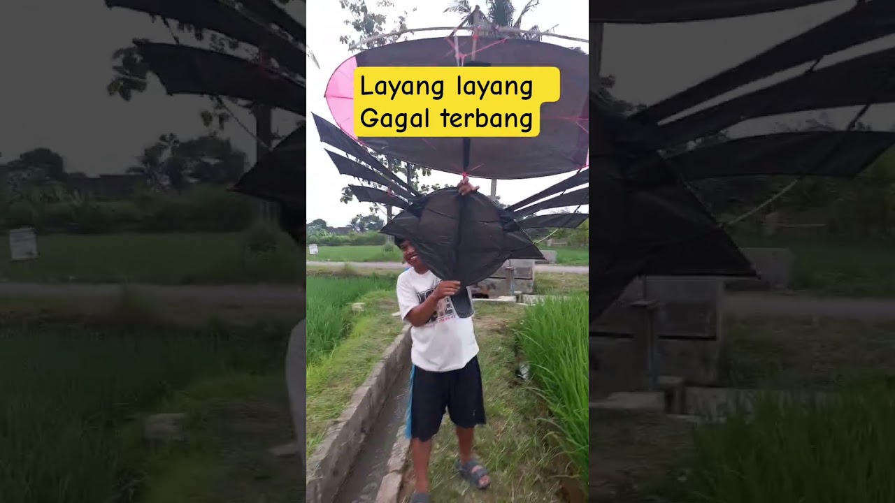 layang layng  gagal terbang   gk tau knpa ini 
