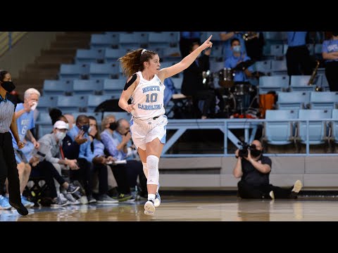 Video: No. 19 UNC Women's Basketball Routs Virginia Tech, 71-46 - Highlights