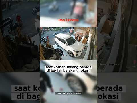 Lengah Sebentar Tas Langsung Raib! Dua Maling Beraksi Di Kerobokan