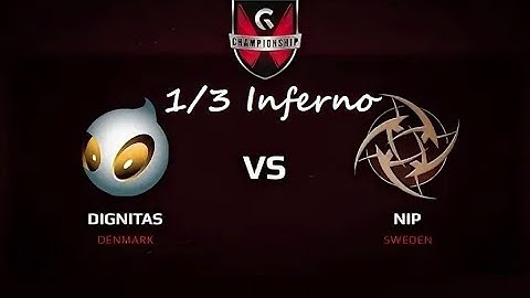 Dignitas vs NiP - 1/3 Inferno. Мажор EMS One Katowice 2014. Playoff 1/2 Стадия. CS:GO