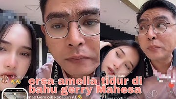 gerry mahesa lanjut makan dengan ersa amelia usai jalan jalan di pasar atom