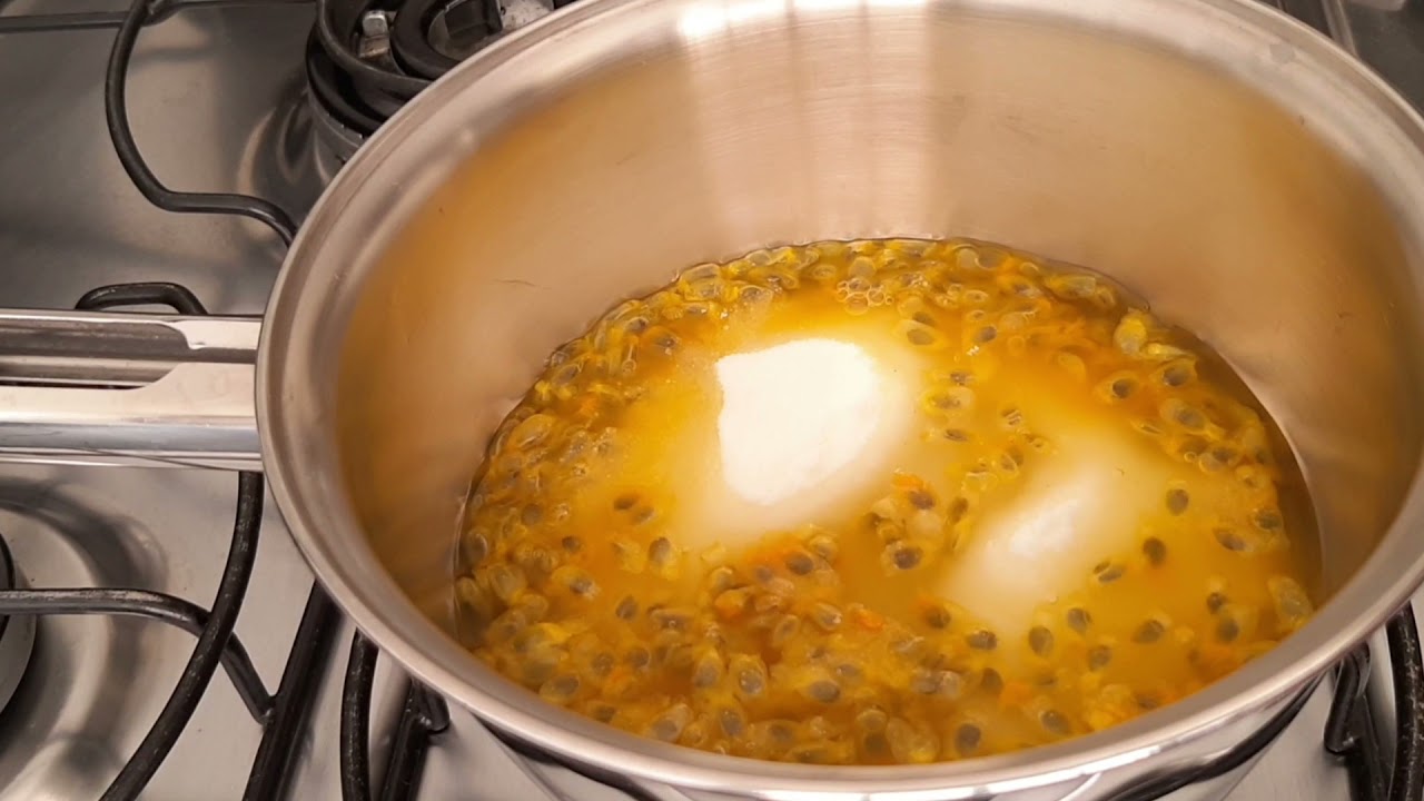 Geléia de Maracujá- geléia caseira para mousses, bolos, copo da felicidade- é muito fácil de fazer