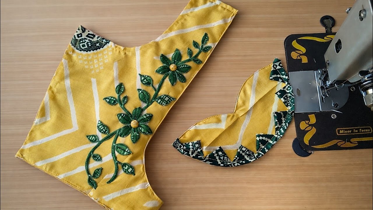 Blouse back neck design 💚 cutting and stitching | Stylish and morden 💛 blouse back neck design |