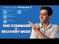 Windows 11: How to Access Recovery Mode Using Command Prompt (Fast &amp; Easy)