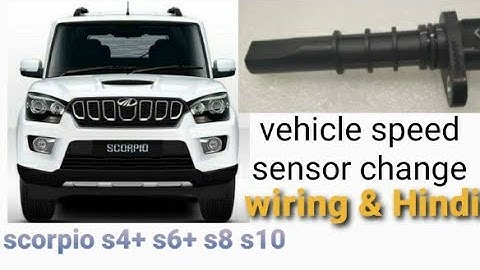 Mahindra Scorpio vehicle speed sensor change
