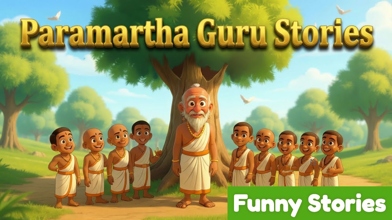 Paramartha Guru Top 3 Stories in English | Funny & Moral Stories | Paramartha Gurus Comedy | Kids St