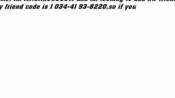 My Friend Code/Pros and Hackers only(No FTW