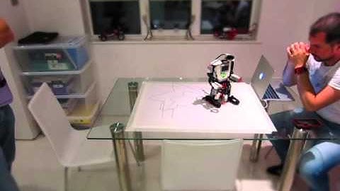 Line-drawing LEGO robot