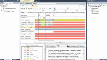 Visual Studio 2010 Concurrency Profiler