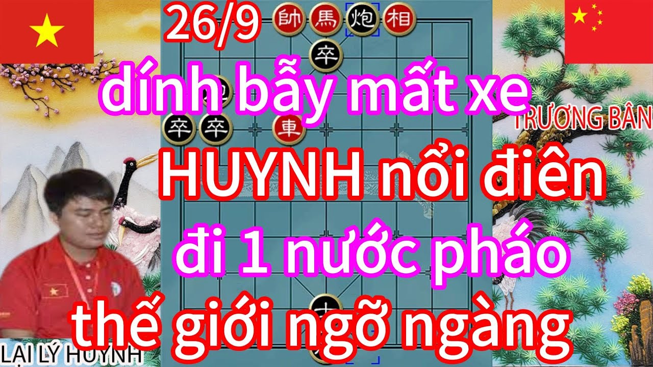Dính bẫy mất xe HUYNH nổi điên đi 1 nước pháo thế giới ngỡ ngàng