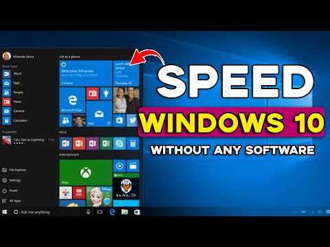 How to Speed Up Windows 10 (2026) ???? Make Your PC Faster Without Any Software