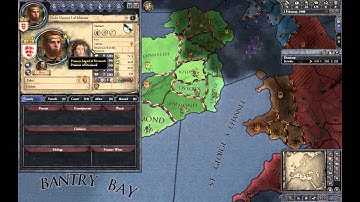 Lets Play Crusader Kings 2 Irish Conquest Part 1, Getting Settled HD