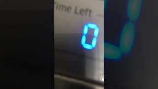 Samsung dishwasher plays a nice ending chime music.(Video 1)