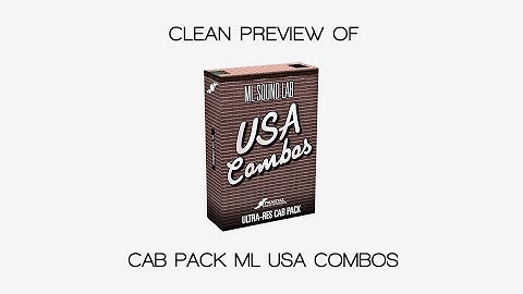 Cab Pack - ML USA Combos: ML USA Tweed (Clean Preview)