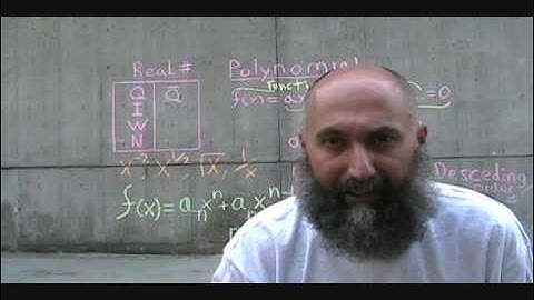Language of Mathematics III (90): Understanding Polynomials and Defining Terms (Part 2 of 3)
