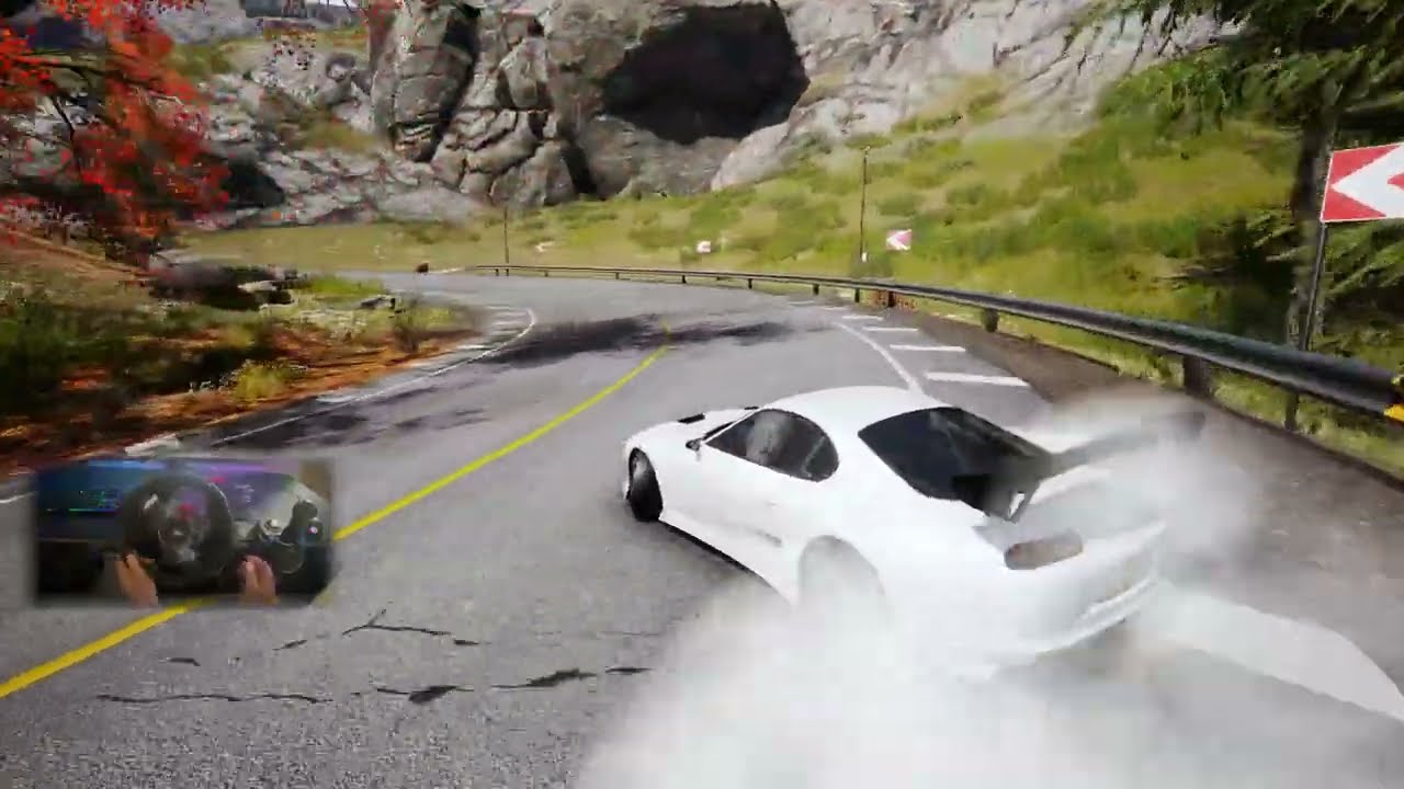 Carx Street Gameplay | Logitech g29 | Toyota Supra MK4