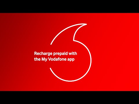 My Vodafone app - how to recharge your prepaid service