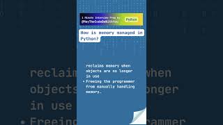 1 Minute Prep - Python Memory Management