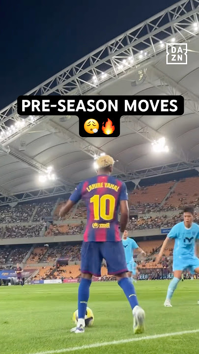 Lamine Yamal making moves during FC Barcelona’s pre-season 😮‍💨🔵🔴 #lamineyamal #fcbarcelona