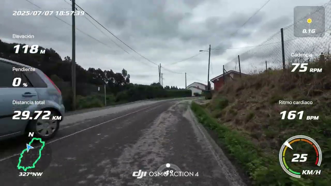 Descenso de La Reigada hacia Avilés