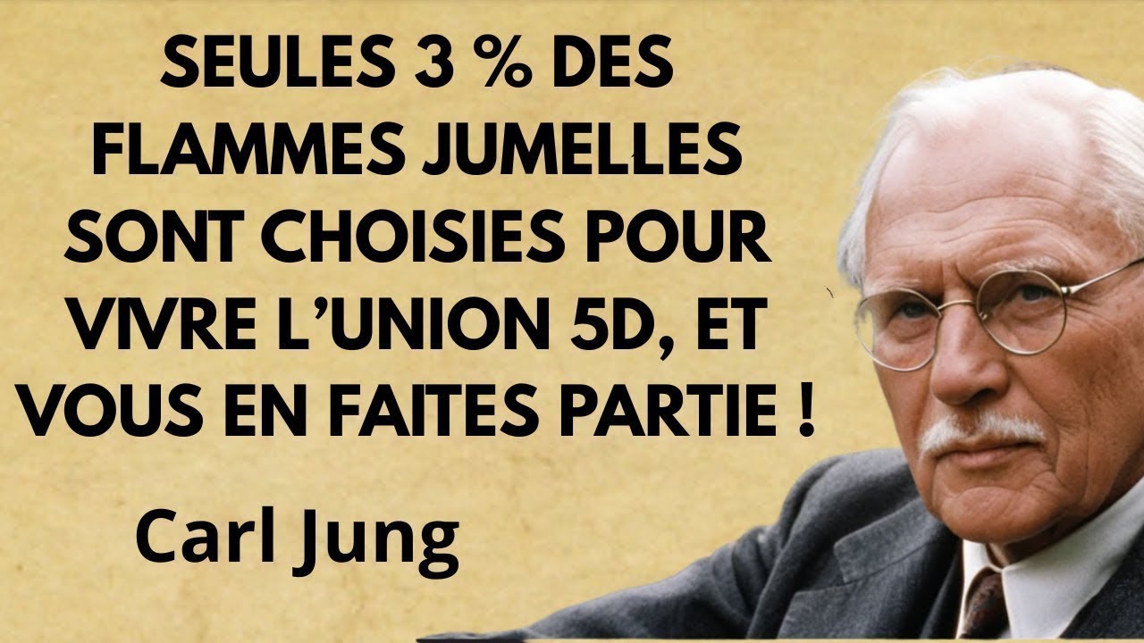 Flammes jumelles Rares : Ce message d’union 5D est pour vous ! | Carl Jung