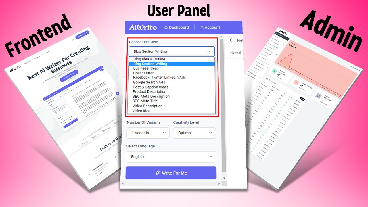 Let’s build Own Content Generator Writing Assistant Tools Website Using OpenAi Api