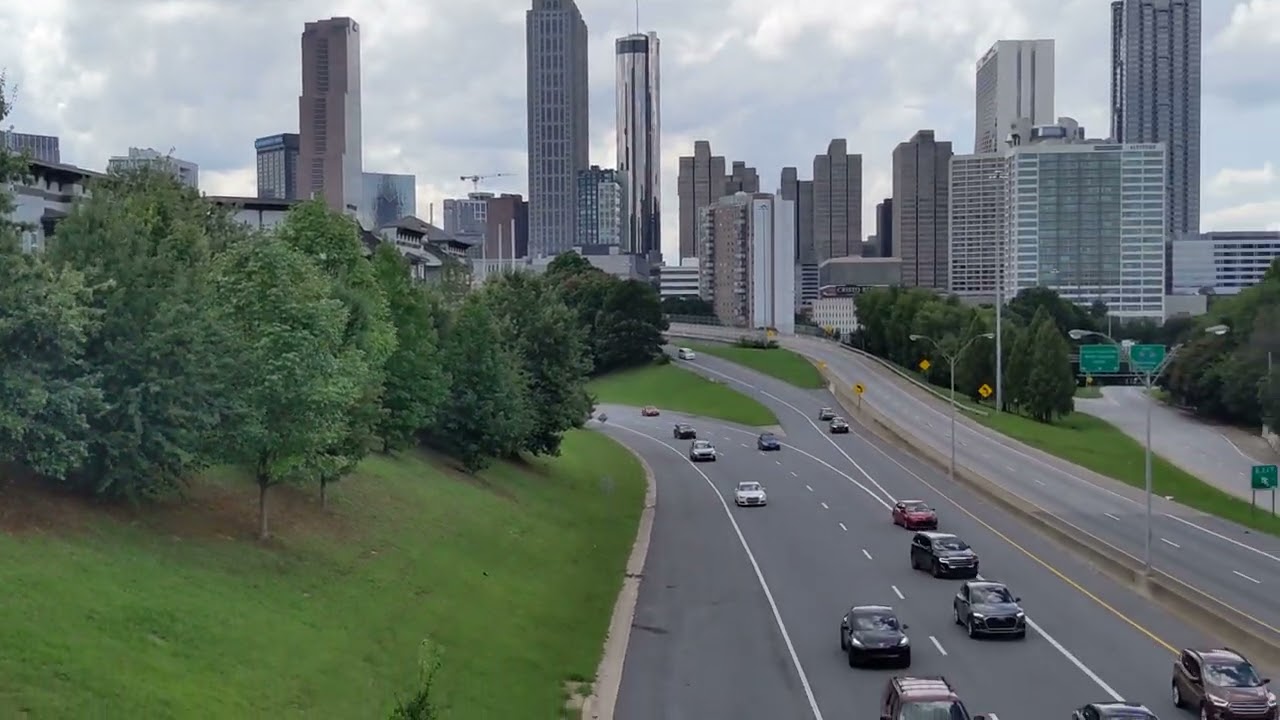 Atlanta skyline from the Jackson street bridge