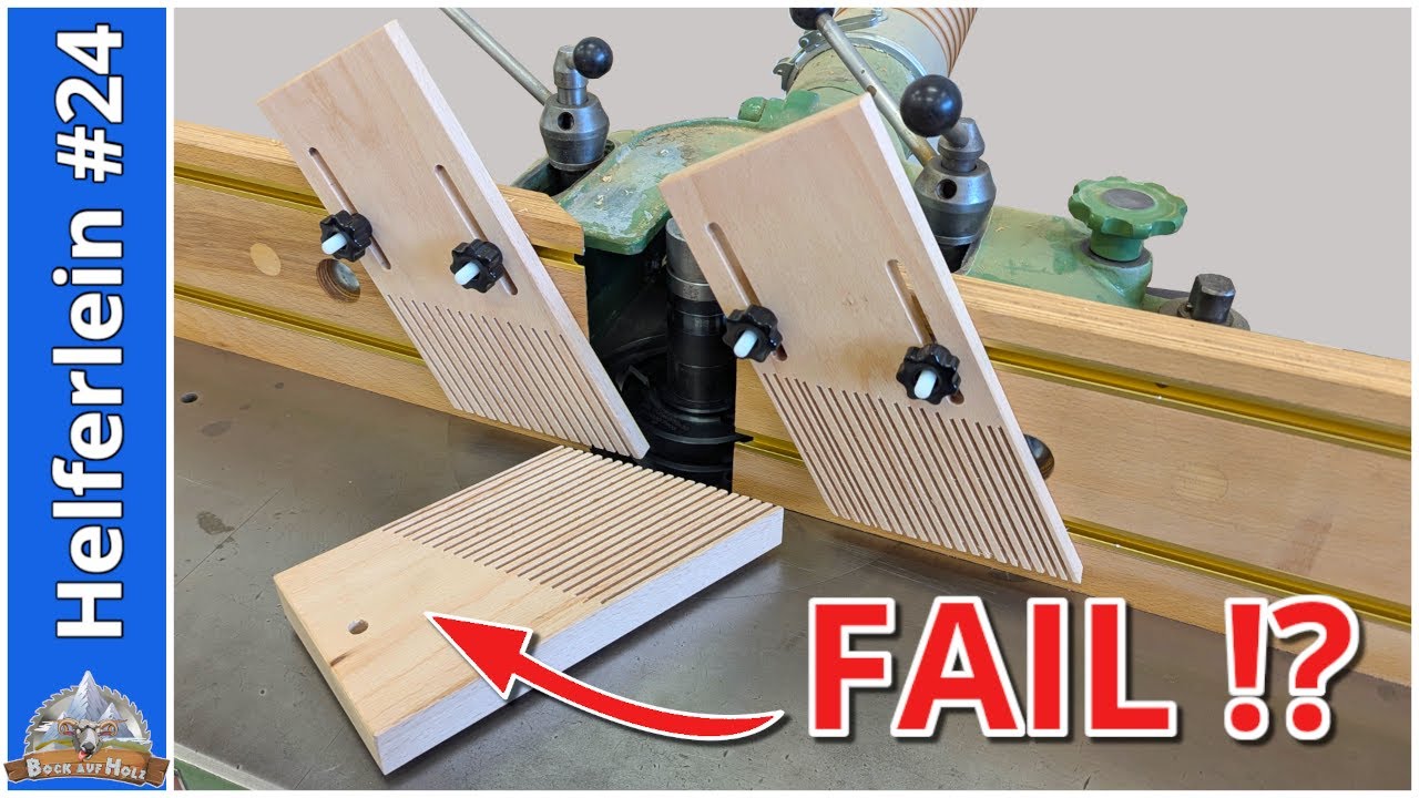 Federkamm / Featherboard mal anders! Druckkamm mit Magnetkraft! Ob er hält?