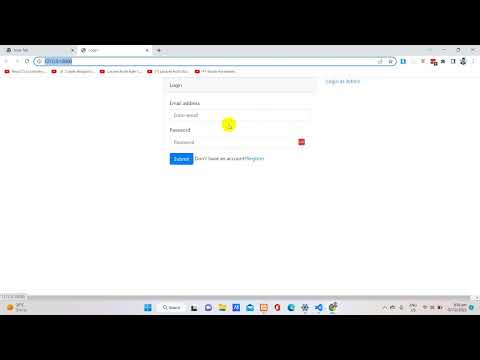 How to Check your XAMPP MySql Database  Table |Starting  Your project| Laravel 9 | Login form