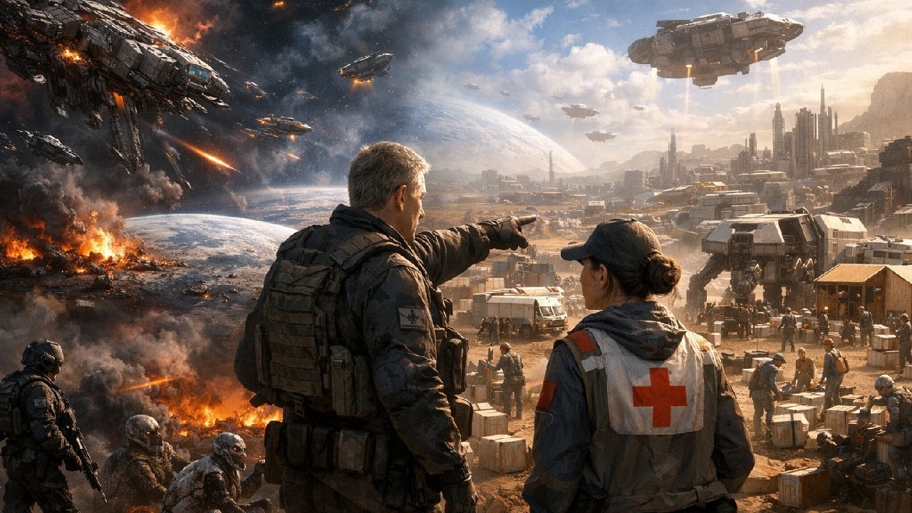 The Galaxy Planned a War — Humanity Planned the Aftermath | Sci-Fi Verse Action