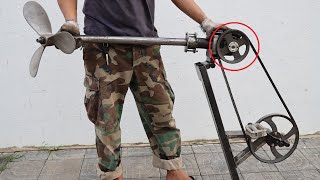 Perfect Work Completely Job Pulley And Belt Engine For Water Bike Pedal Drive