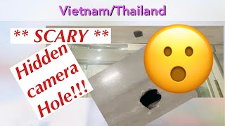 Hidden Camera Hole In Vietnam Hotel Room???