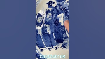 Đĩa chuẩn cổ thế kỷ 19 thời nhà Thanh tuyệt đẹp - Chợ Đồ Cổ Kinh Môn #đồcổviệtnam #đồcổ