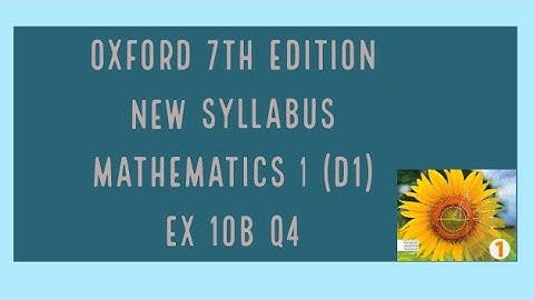 Basic Geometry Exercise 10 b Q4 NSM1 (D1) |Study Room