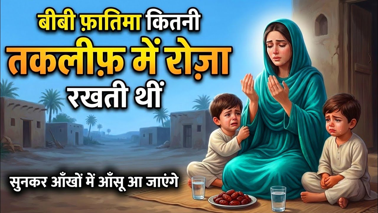 Bibi Fatima RA ke Roze ka Dardbhara waqia | Muhammad saw aur bibi Fatima ki iftari | SAAHIN