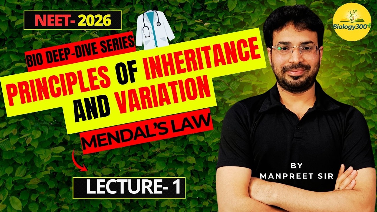 Principles of Inheritance Part 1 | Mendel’s Laws & Monohybrid Cross Explained | NEET Biology