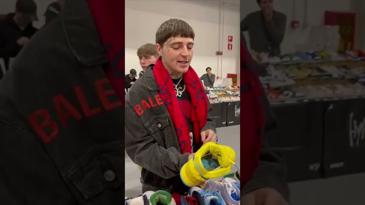 Sapobully cerca di barattare delle scarpe costose👟