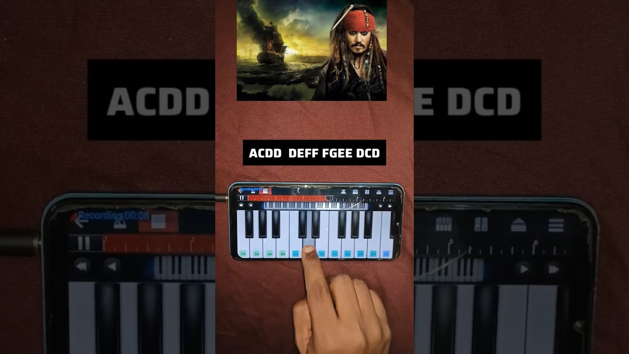 Jack Sparrow Bgm 🏴‍☠️⛵💥 | Easy Piano Tutorial 🎹