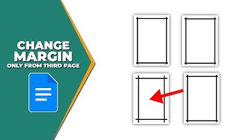 How to change margin only from third page in Google Docs