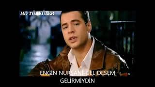 Engin Nurşani:gel Desem Gelirmiydin Şani Ürküler