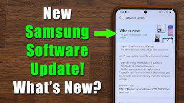 New Samsung Software Update - What