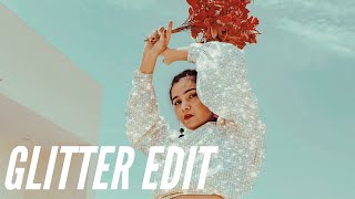 How to edit glitter photos using PicsArt | Glitter AESTHETIC Edit Tutorial screenshot 3