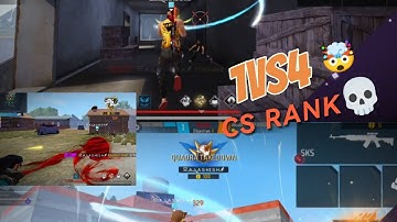 1VS4 CS RANK 💀🤯📈