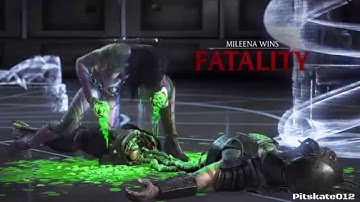 Mortal Kombat X Predator - All intros plus all X-ray