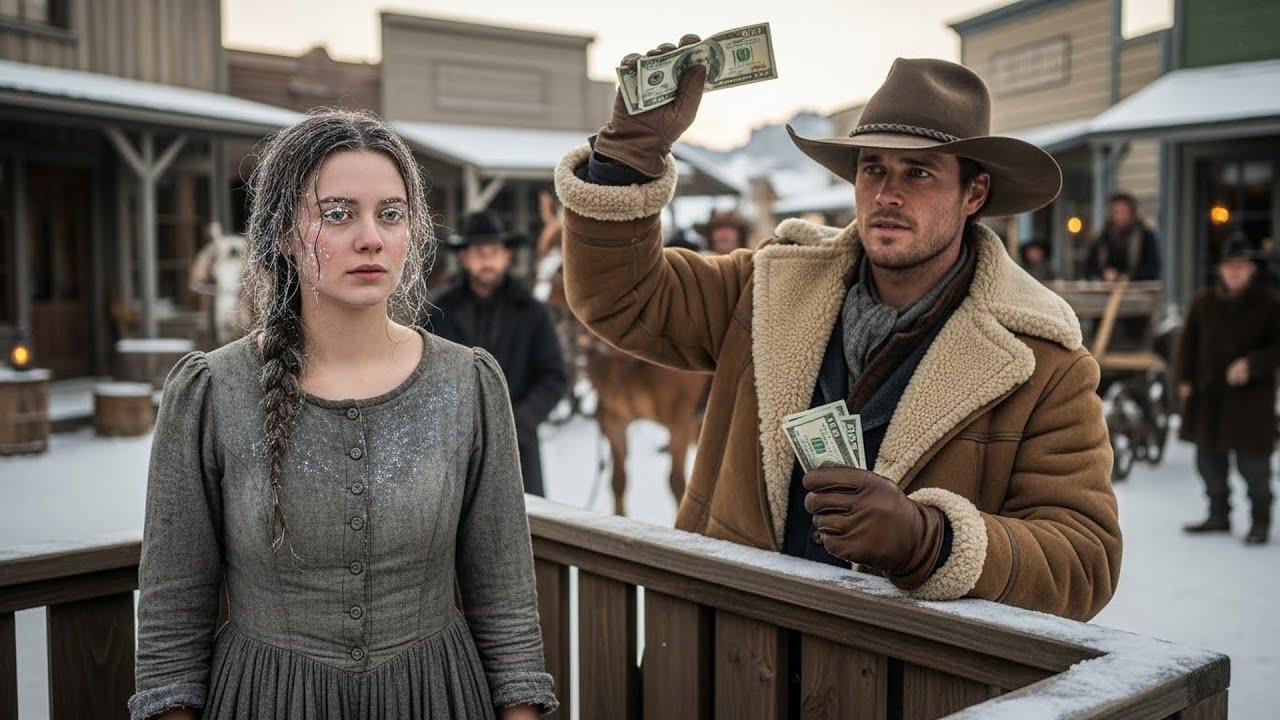 She Was Auctioned In The Snow With Frost On Her Face, The Cowboy Bid Everything He Had