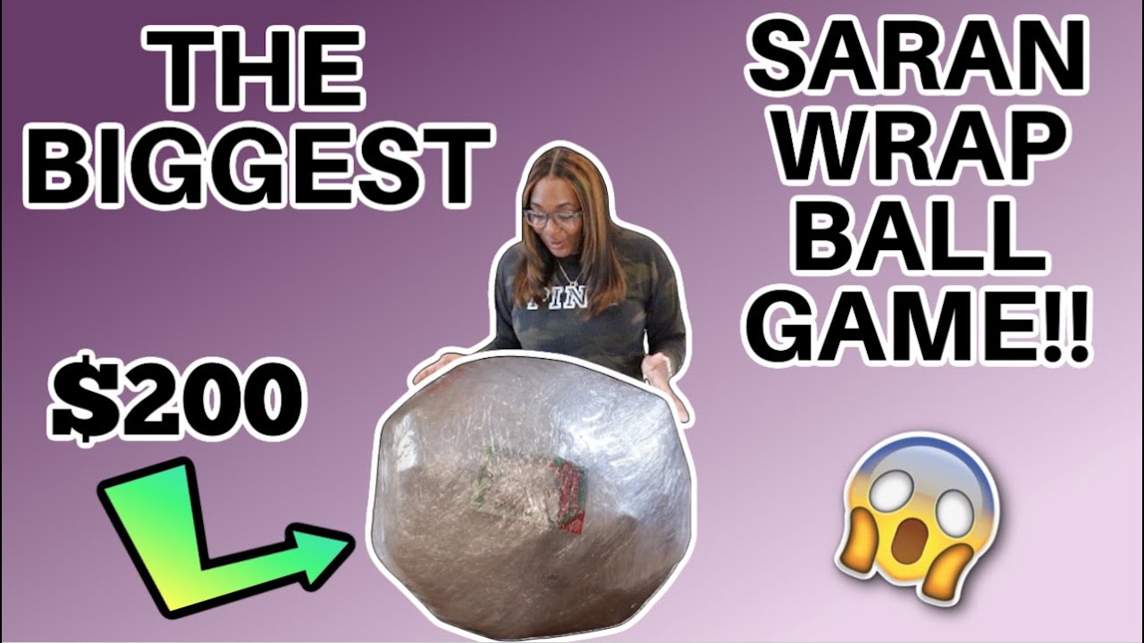 The Best Christmas Saran Wrap Game (Video!) - Play Party Plan