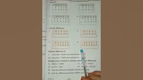 class- 4 math ch-2 Addition and subtraction (ex-2.5)